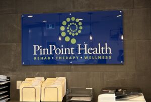 PinPoint Health Acrylic Sign
