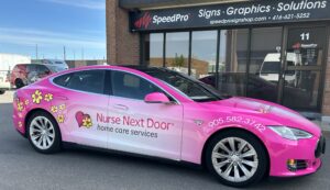 Nurse next door car graphics