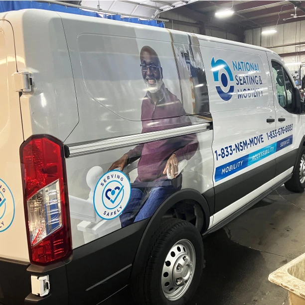 Vehicle Wraps - Partial Van Wrap