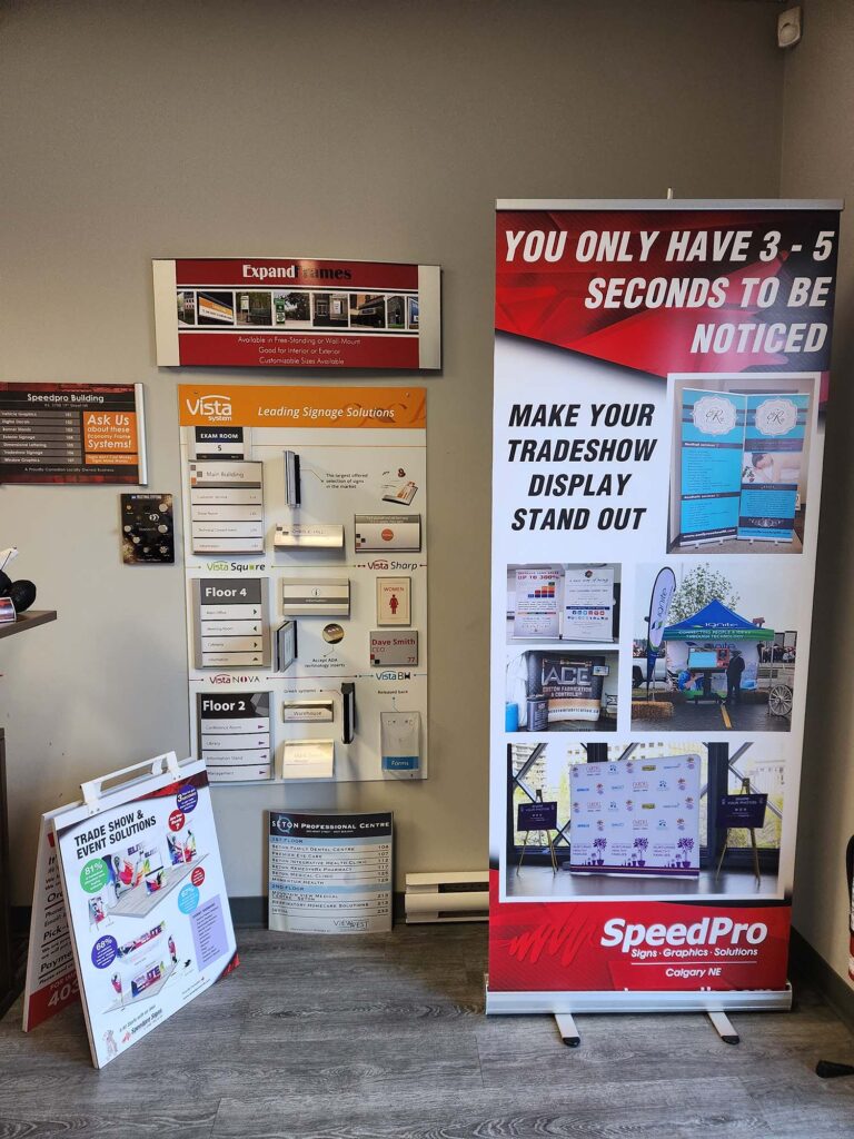 Example Banner Stand for Speedpro Signs NE