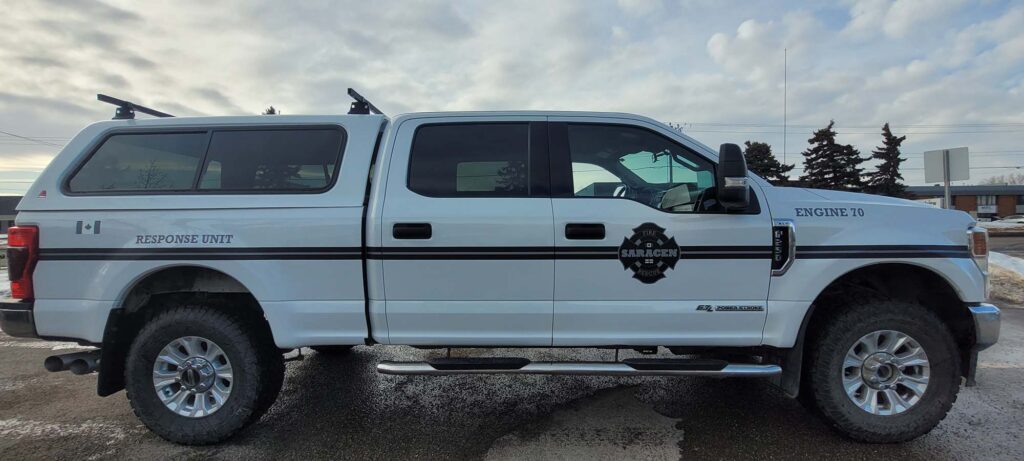 Specialty Reflective Vehicle Wrap for SARACEN Response Unit