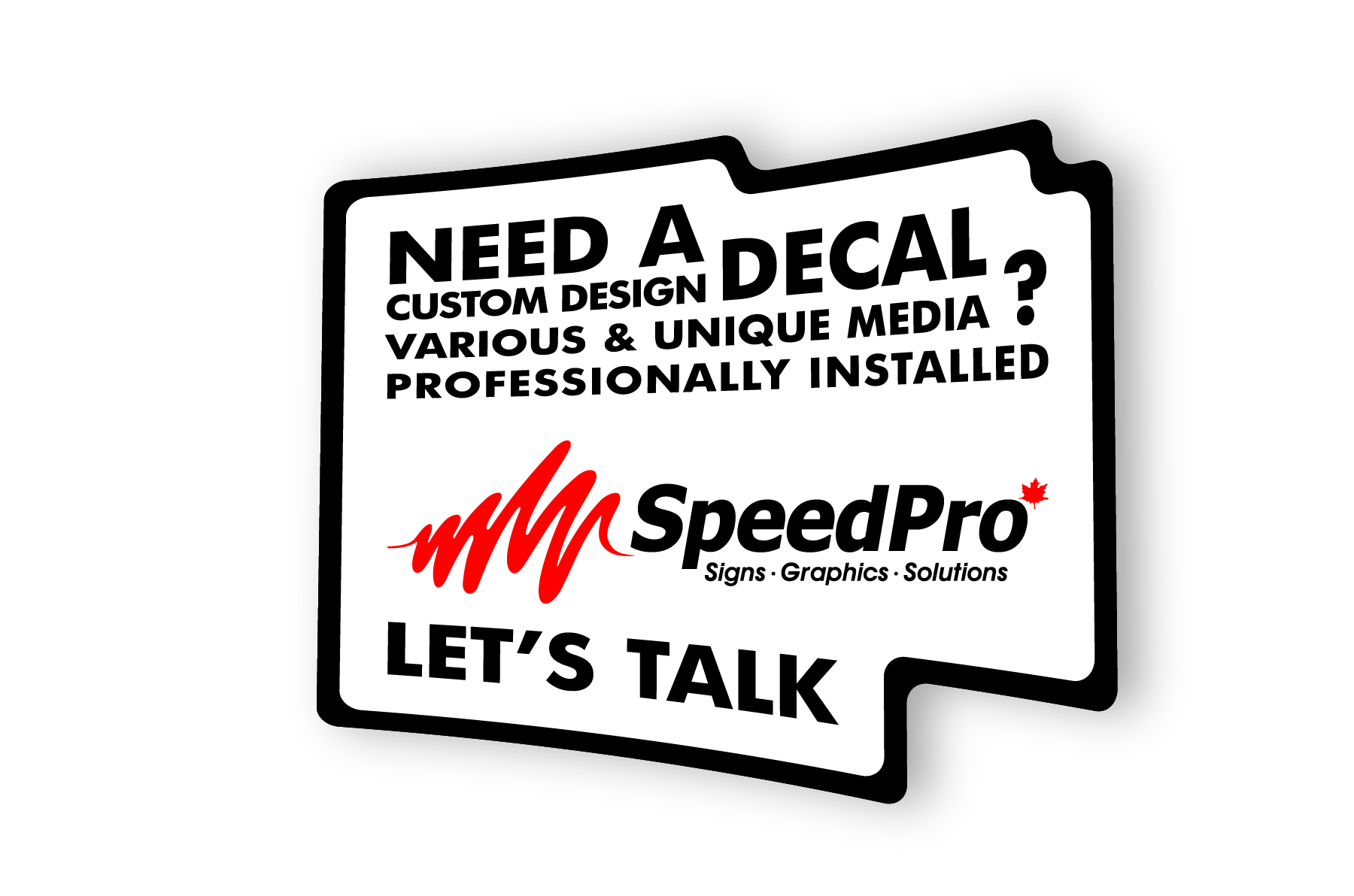 Decals And Stickers - SpeedPro Guelph Home Page