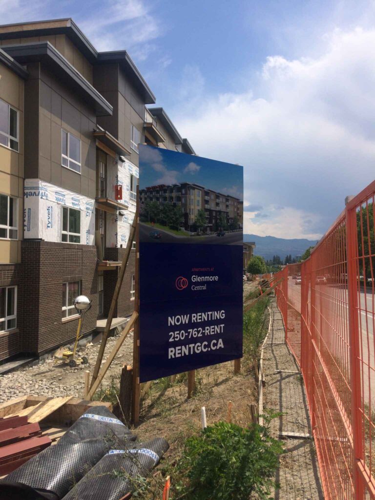 Construction development Billboard Sign