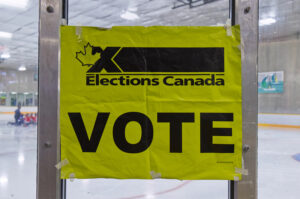 Elections Canada sign in London, ON