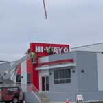Sign installation of Channel Letters Medicine Hat