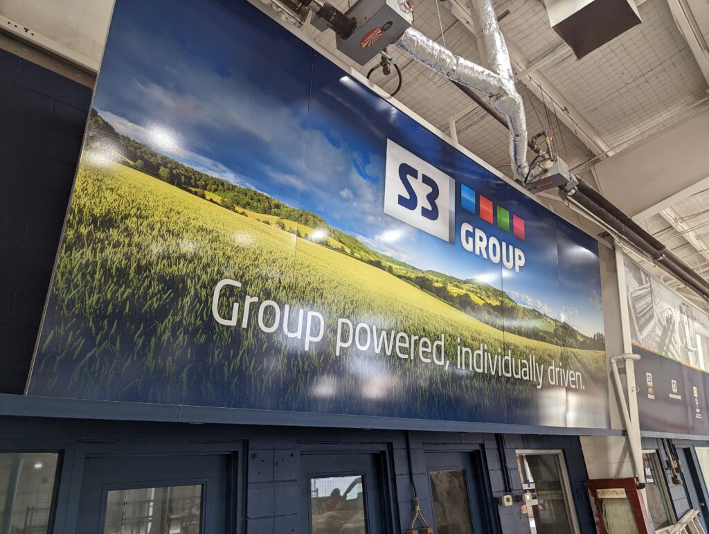 Large indoor or outdoor billboard S3 Group