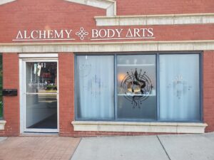 Alchemy Body Arts Frosted Glass Medicine Hat Alberta