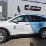Budget Blinds Medicine Hat Half Vinyl Wrap
