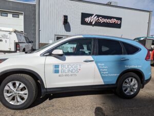 Budget Blinds Medicine Hat Half Vinyl Wrap