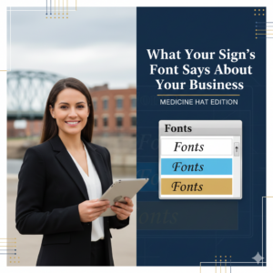 The Psychology of Signage: Modern, Bold & Legible Fonts