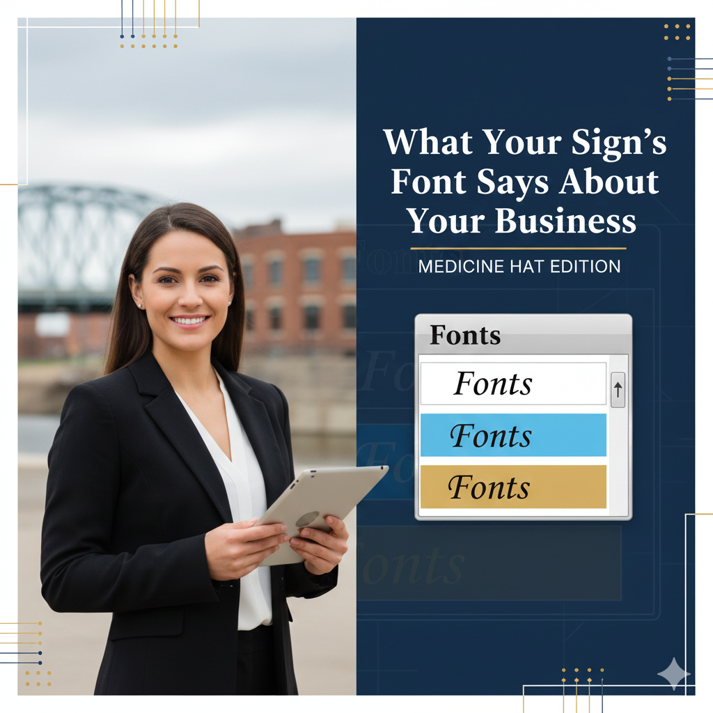 The Psychology of Signage: Modern, Bold & Legible Fonts