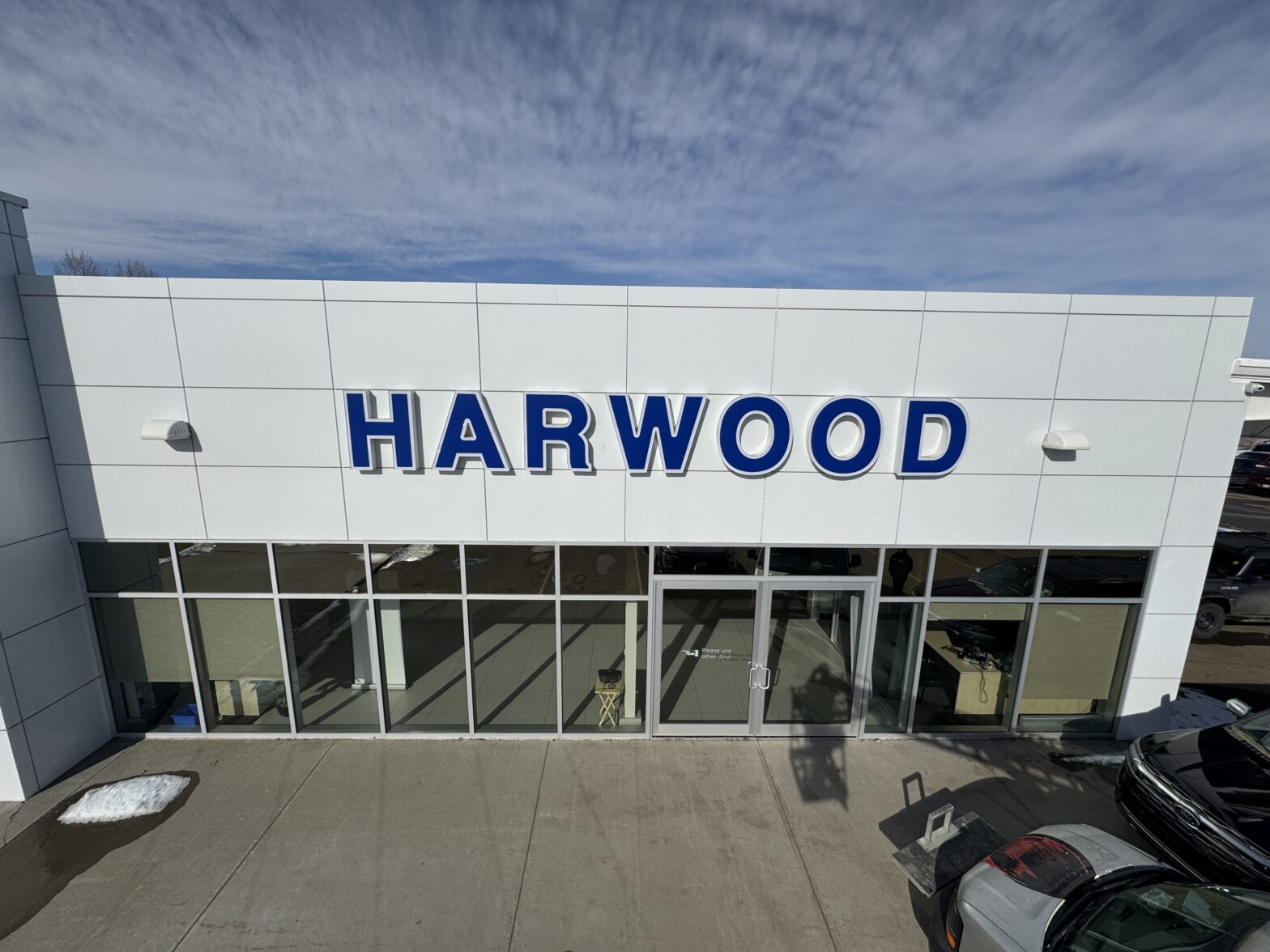Harwood Ford Brooks, Alberta Channel letter faces