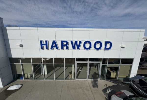 Harwood Ford Brooks, Alberta Channel letter faces