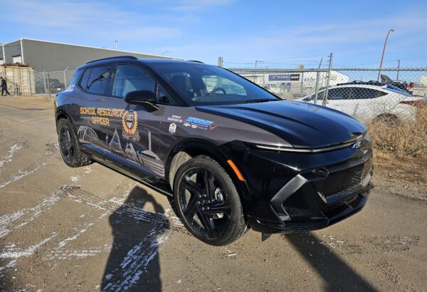 Half Vehicle Wrap for Medicine Hat Police