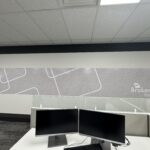 Wall Wrap for an office in Medicine Hat, Alberta