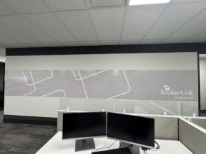 Wall Wrap for an office in Medicine Hat, Alberta