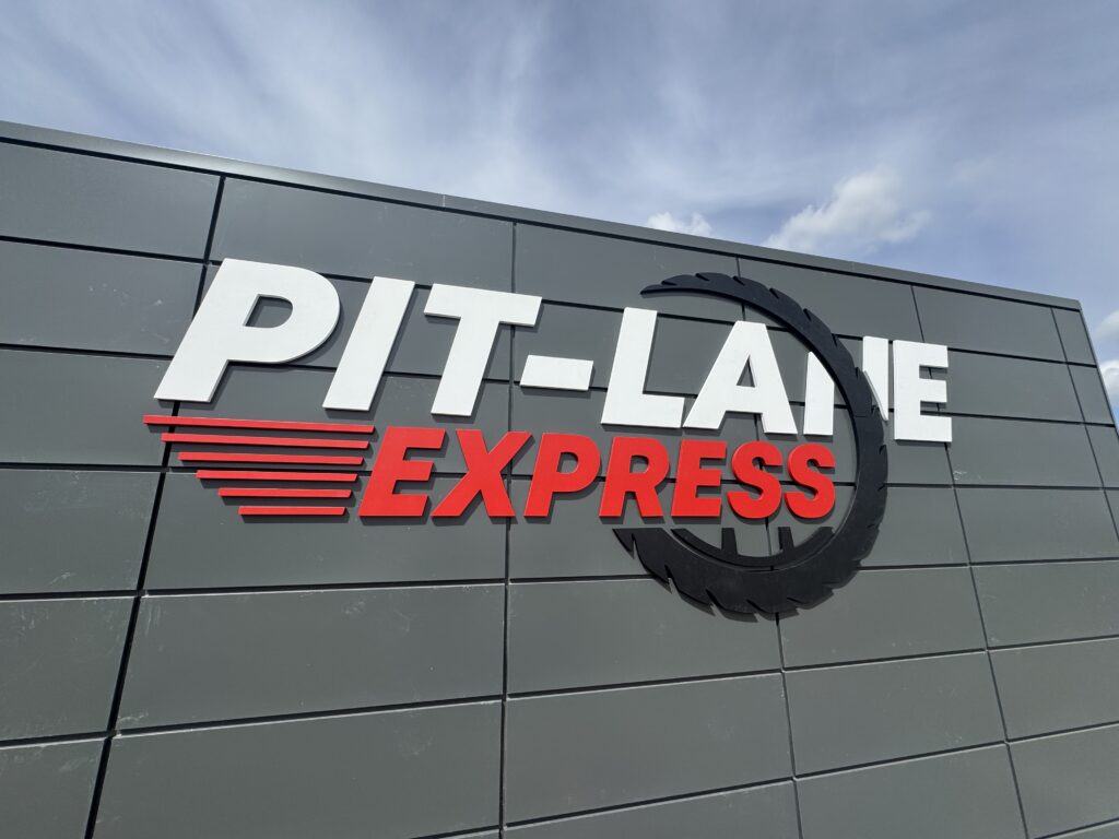 HDU 3D Dimensional Sign Pit-Lane Express Lethbridge