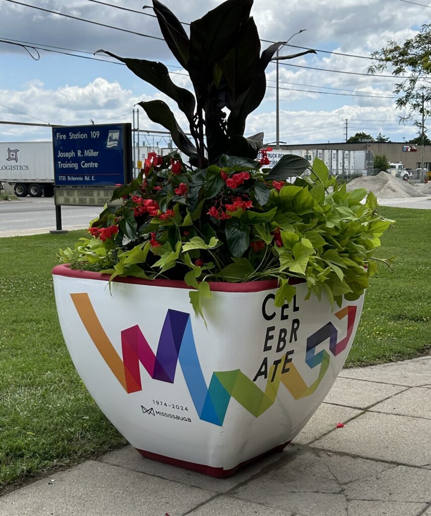 Mississauga Arts Beautification Projects planters