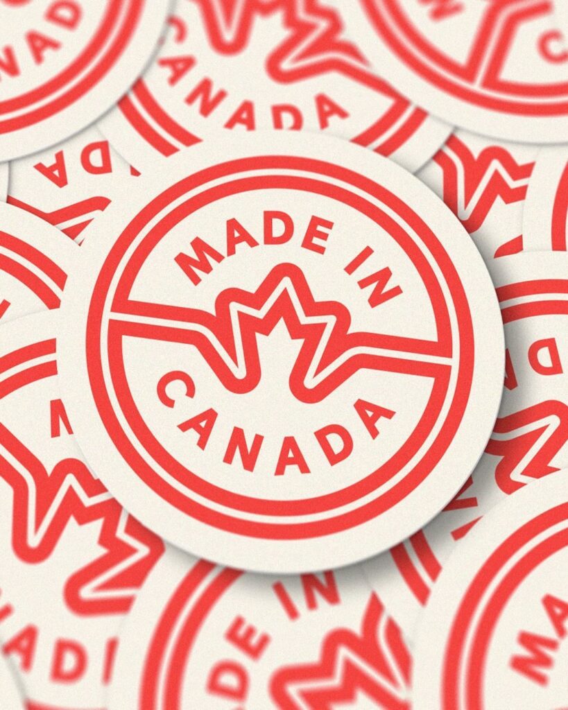 Made in Canada decal