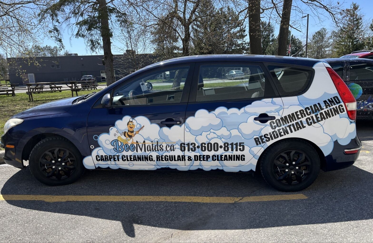 vehicle with fresh vinyl wrap from speedpro ottawa