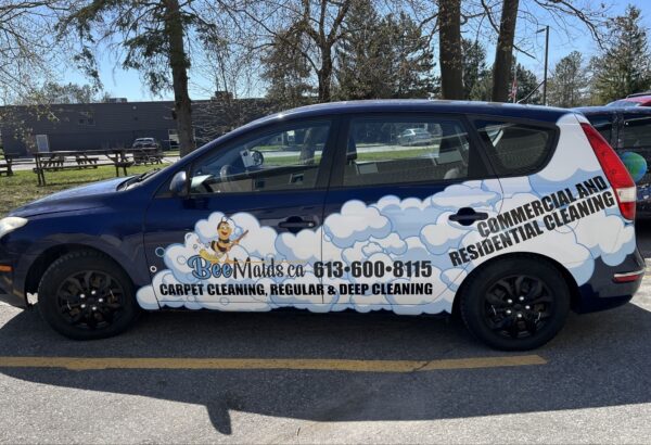 vehicle with fresh vinyl wrap from speedpro ottawa
